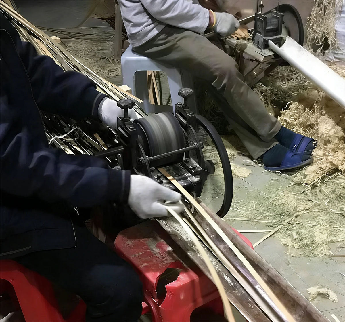 The Art of Splitting Bamboo Layerin