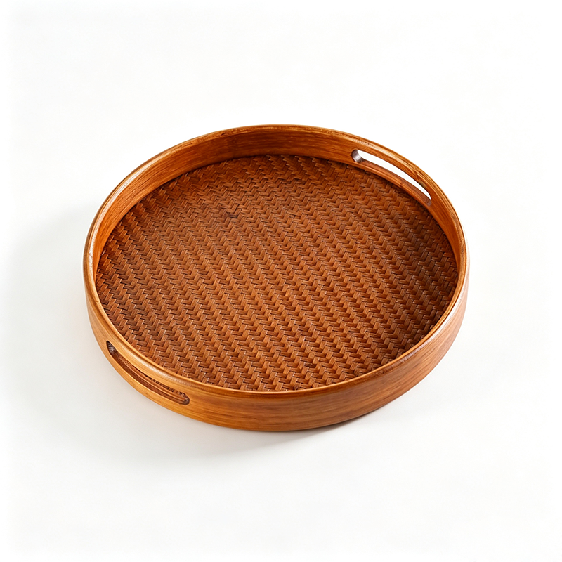 Handwoven Bamboo Tea Tray