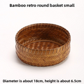 Handwoven Bamboo Fruit Basket – 4 Sizes Available