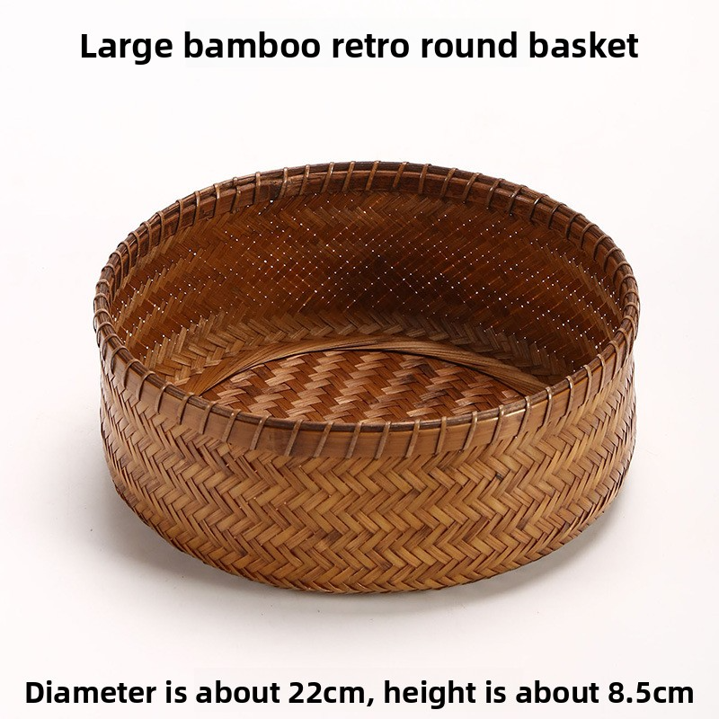 Handwoven Bamboo Fruit Basket – 4 Sizes Available