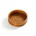 Handwoven Lacquered Bamboo Tray