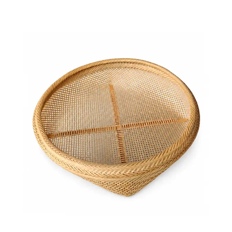 Handwoven Bamboo Desktop Storage Basket