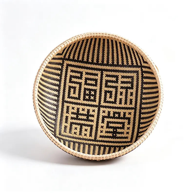 Handwoven Bamboo Sifting Basket