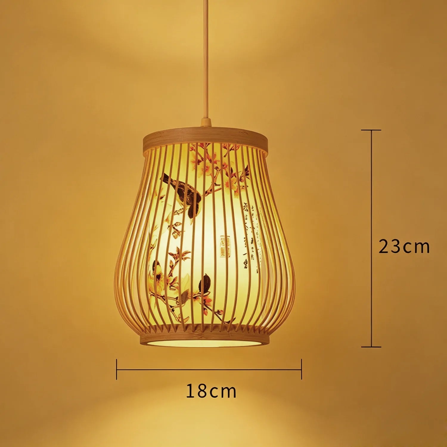 Handwoven Bamboo Pendant Lantern Light for Tea Room Dining Space|15 Options Available