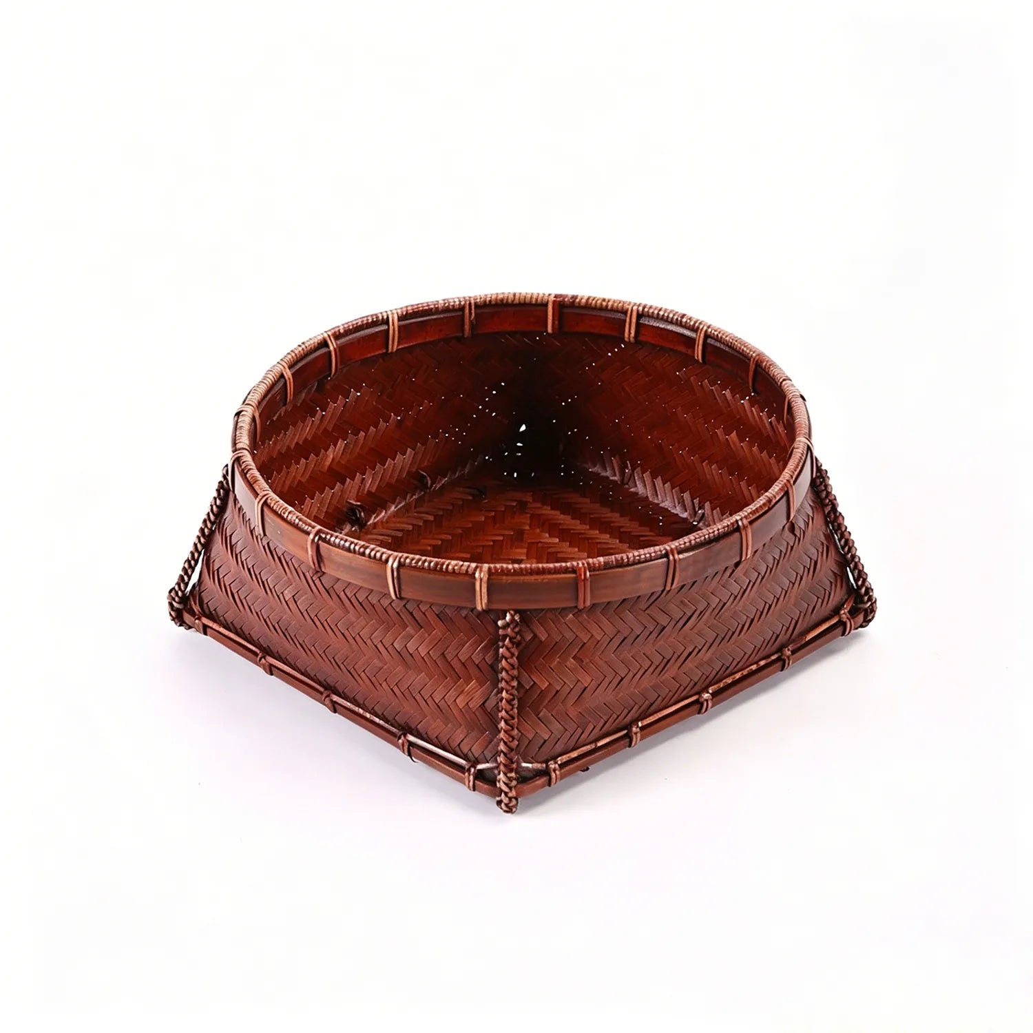 Handwoven Bamboo Fruit Basket|2 Options Available