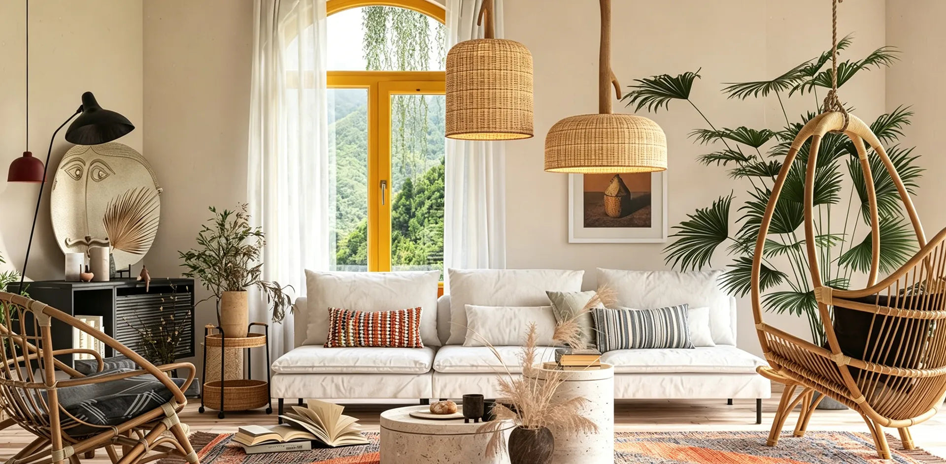 Bohemian interior design style