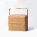 Handwoven Bamboo Carry Basket