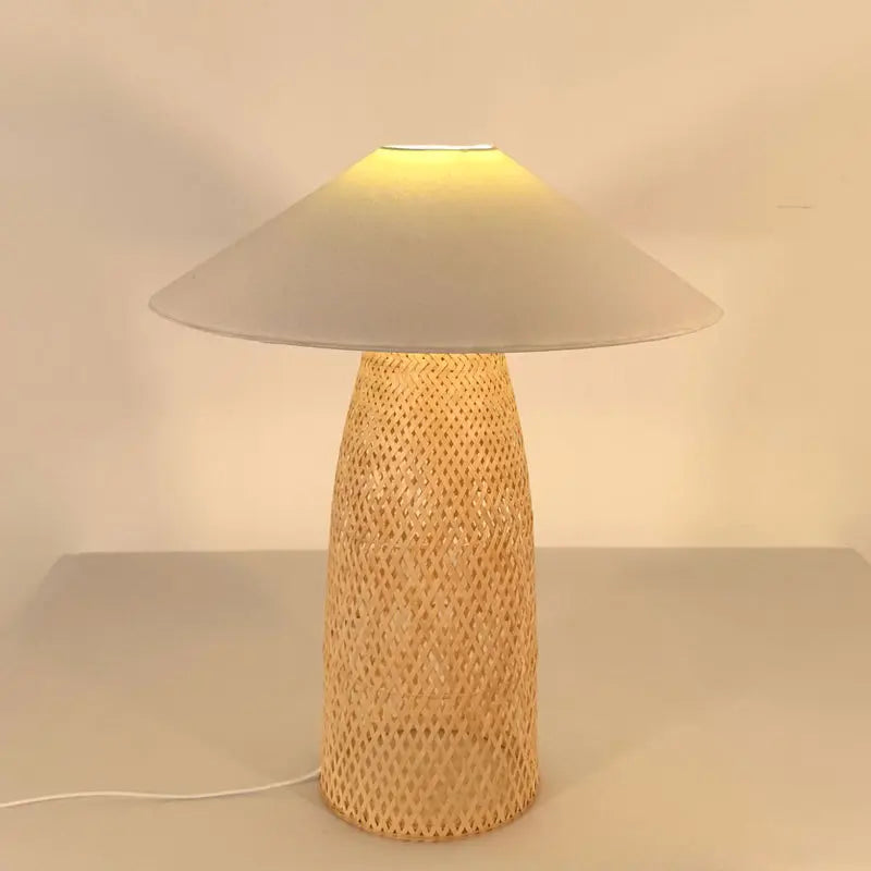 Zen Bamboo Floor Table Lamp