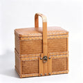Handwoven Double Layer Picnic Basket