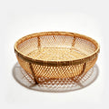 Handwoven Bamboo Fruit Basket Tray