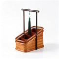 Vintage Bamboo Organizer Basket