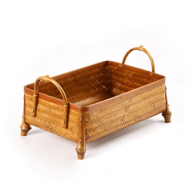 Handwoven Bamboo Basket
