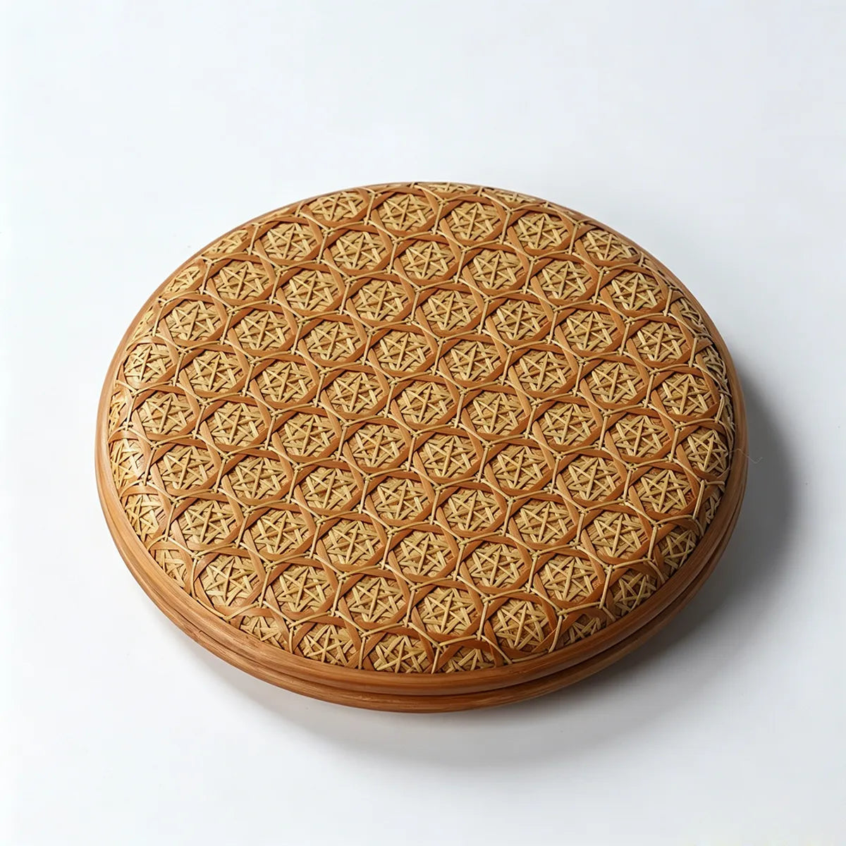 Handwoven Bamboo Tea Cake Storage Box|4 Options Available