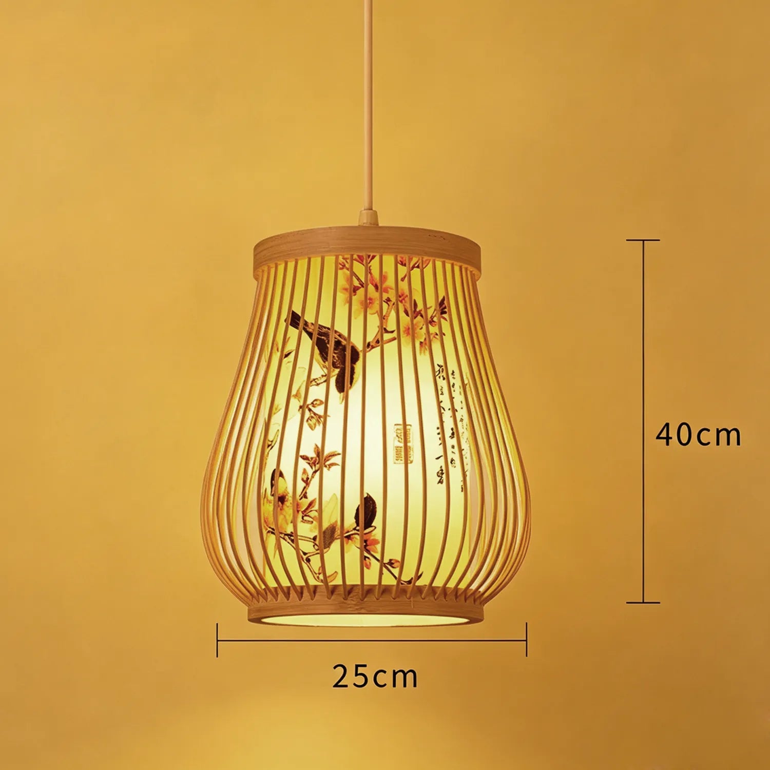 Handwoven Bamboo Pendant Lantern Light for Tea Room Dining Space|15 Options Available