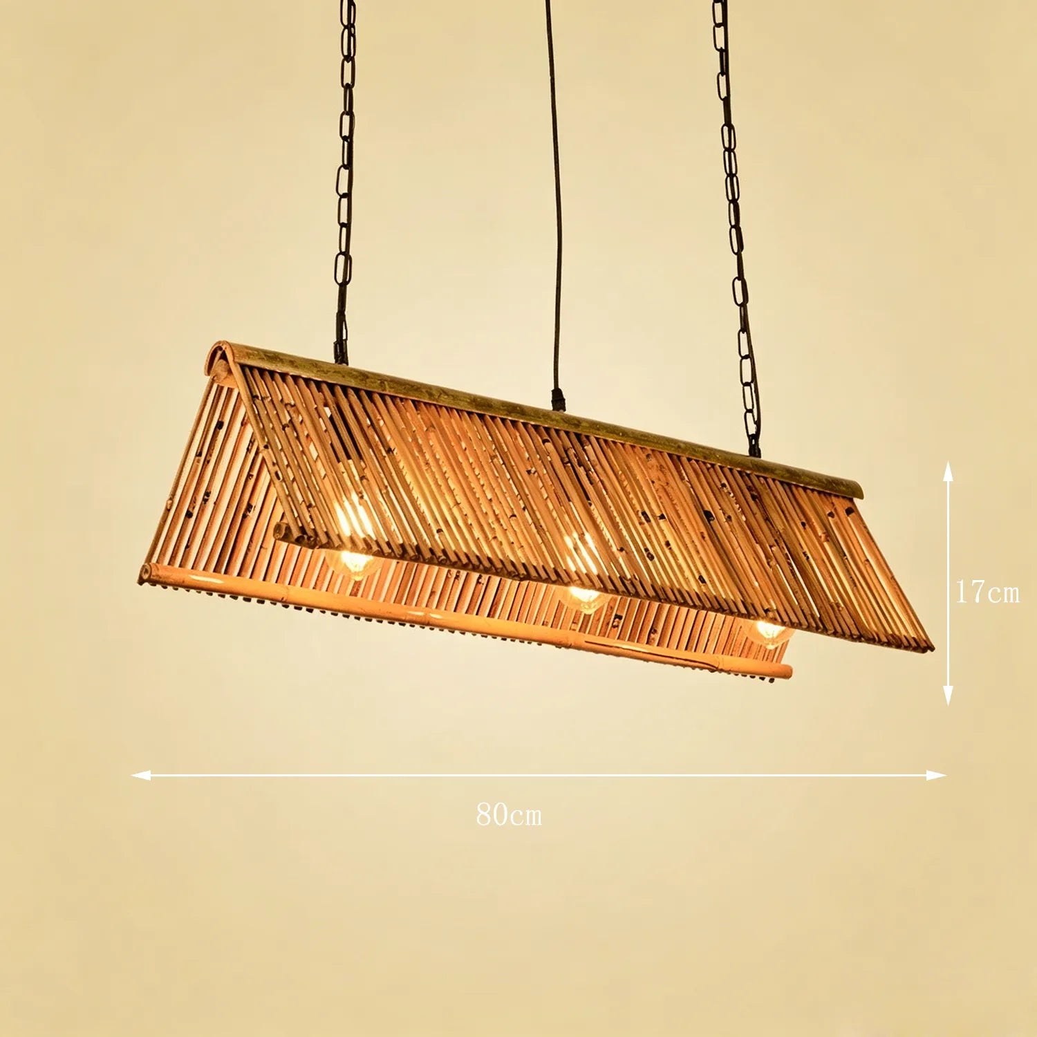 Bamboo Wabi Sabi Wall Pendant Lamp| Zen Ambient Light|16 Options Available