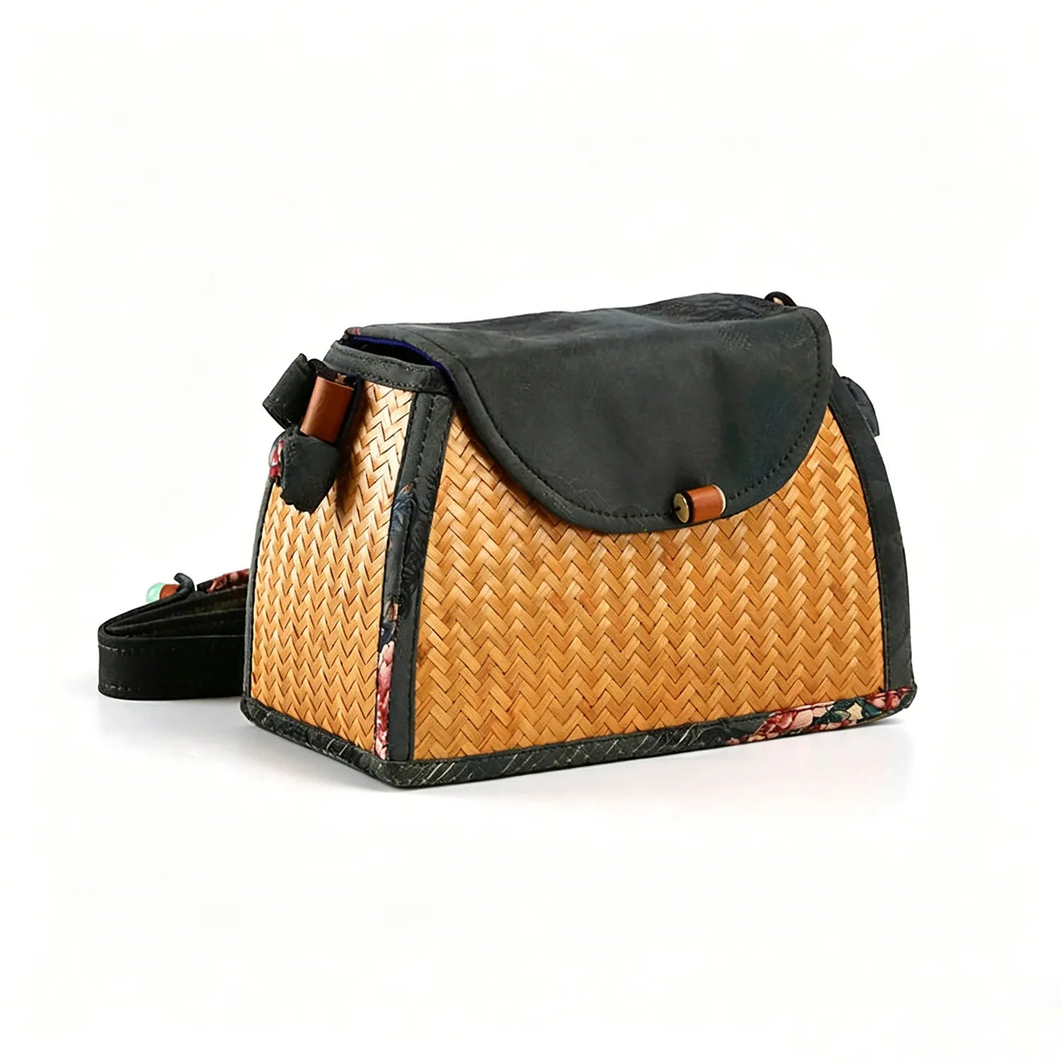 Handwoven Bamboo Tote Bag|5 Options Available