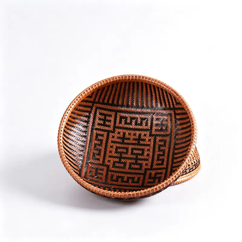 Handwoven Bamboo Sifting Basket