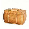 Handwoven Bamboo Lacquer Tea Set Storage Box|3 Options Available