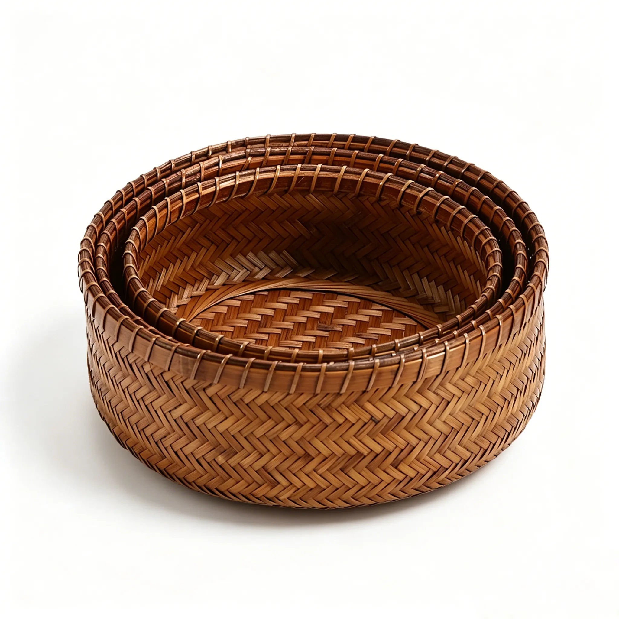 Handwoven Bamboo Fruit Basket|3 Options Available
