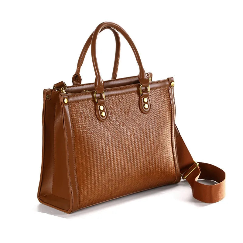 Vintage Bamboo Crossbody Handbag for Women|8 Options Available