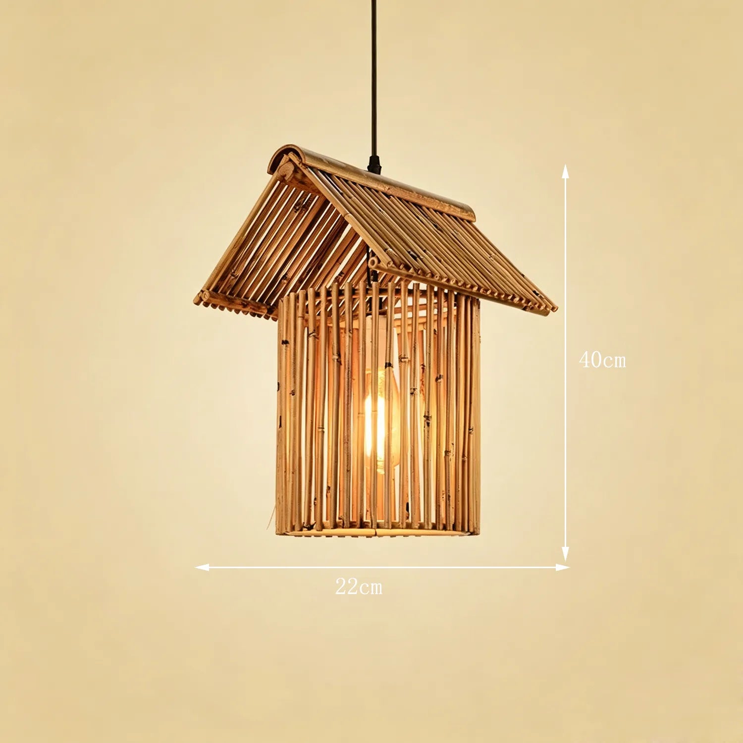 Bamboo Wabi Sabi Wall Pendant Lamp| Zen Ambient Light|16 Options Available