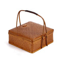 Handwoven Bamboo Multi-Layer Tea Set Storage & Gift Basket with Handle|12 Options Available