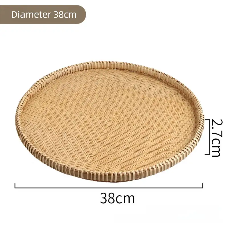 Bamboo Bread Basket Set - Handcrafted Kitchen Storage Baskets | Eco-Friendly Home Decor|11 Options Available
