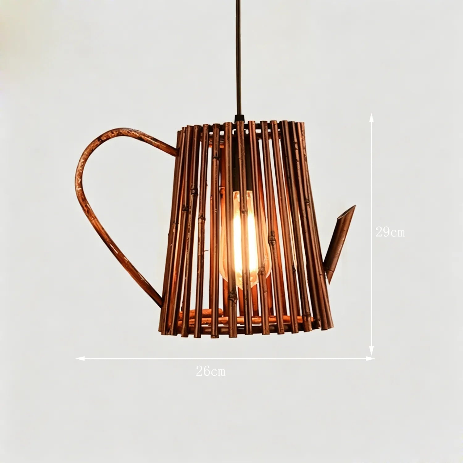 Bamboo Wabi Sabi Wall Pendant Lamp| Zen Ambient Light|16 Options Available