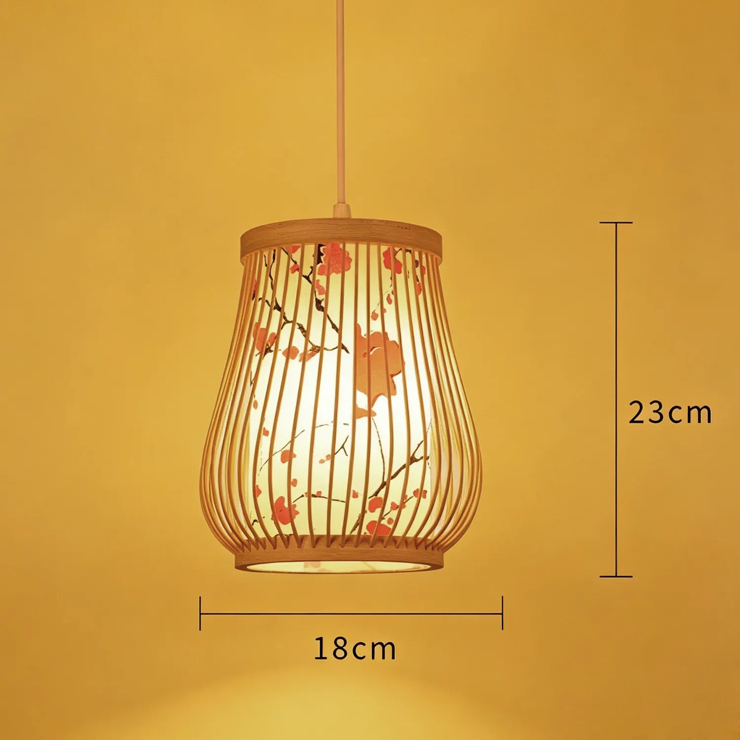 Handwoven Bamboo Pendant Lantern Light for Tea Room Dining Space|15 Options Available