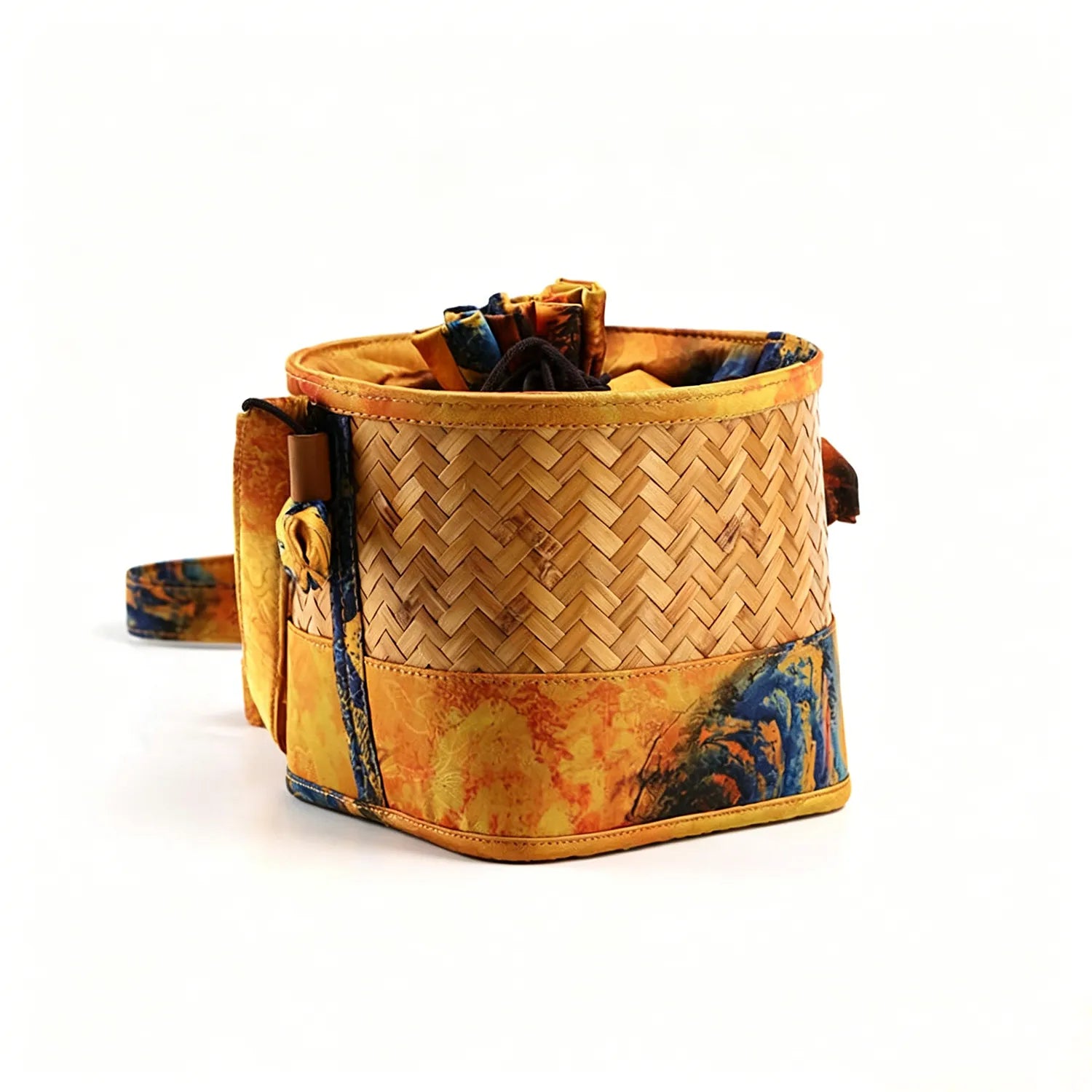 Handwoven Bamboo Tote Bag|5 Options Available