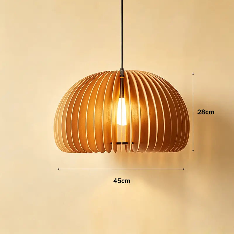 Wooden Tea Room Pendant Light|4 Options Available