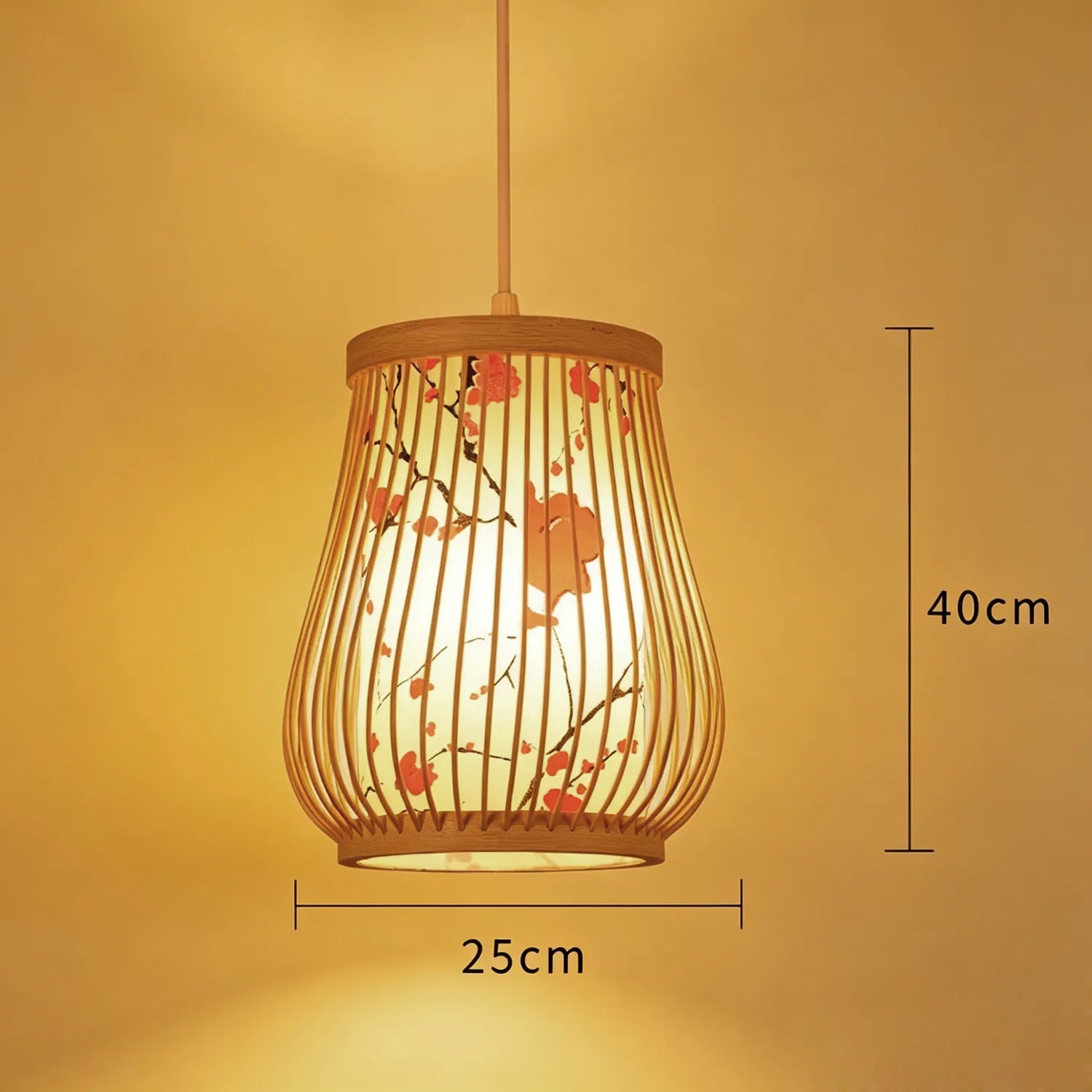 Handwoven Bamboo Pendant Lantern Light for Tea Room Dining Space|15 Options Available