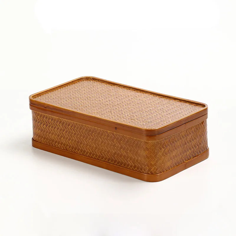 Handwoven Bamboo Tiered Storage Basket Box|11 Options Available