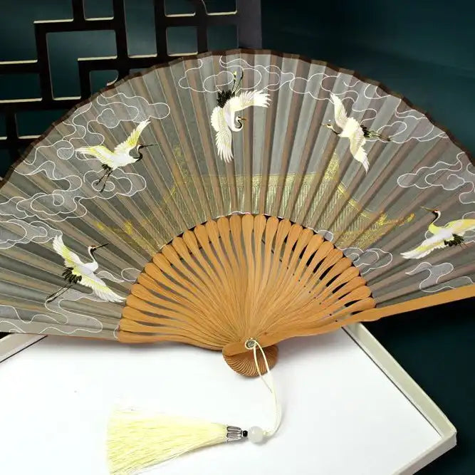 Bamboo Folding Fan – 25 Styles Available