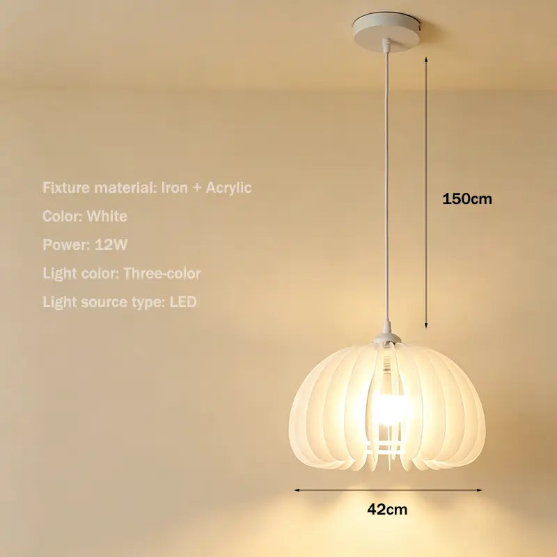 Modern White Petal Pendant Light|3 Options Available