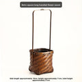 Handwoven Bamboo Zen Flower Vase – 29 Styles Available