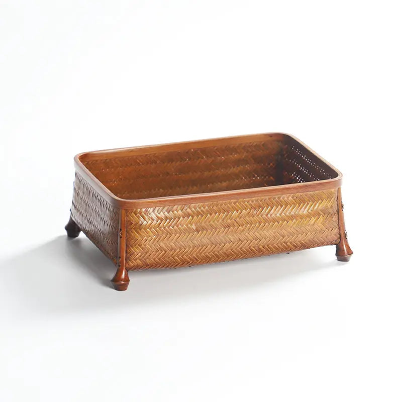 Handwoven Bamboo Fruit & Snack Basket|2 Options Available