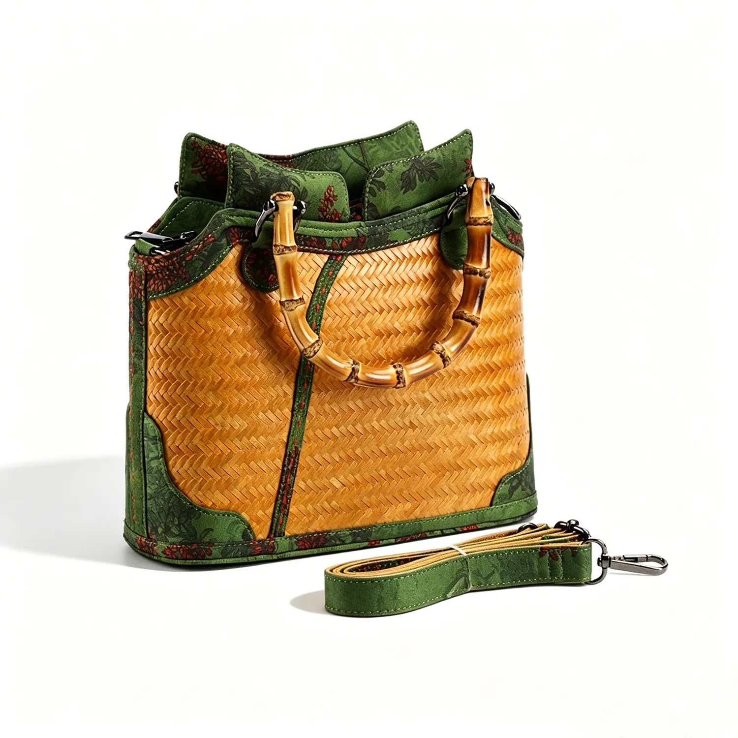 Xiangyun Silk Bamboo Handbag for Women|13 Options Available