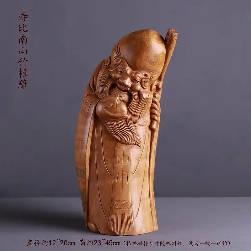 Bamboo Root Sculpture – Handcrafted Decor (6 Styles)