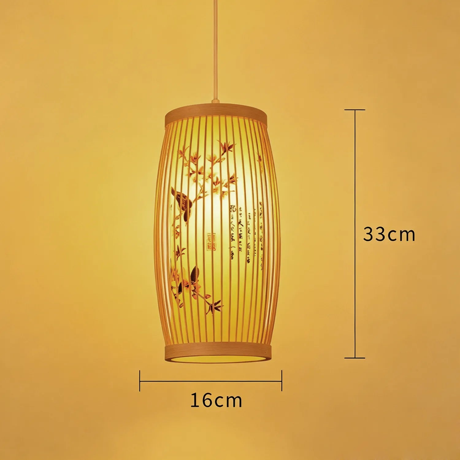 Handwoven Bamboo Pendant Lantern Light for Tea Room Dining Space|15 Options Available
