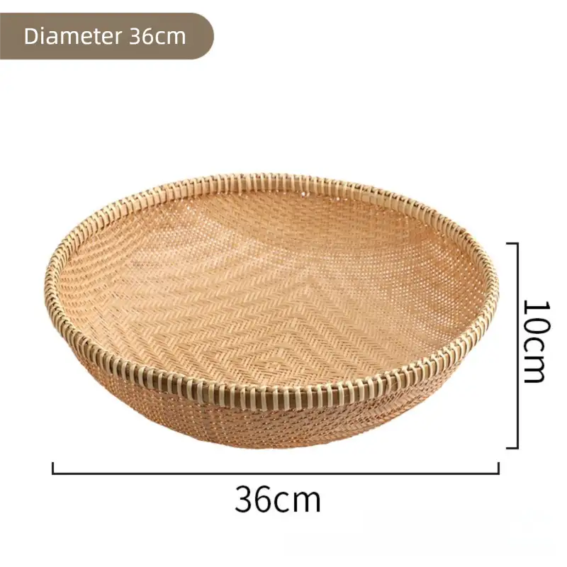 Bamboo Bread Basket Set - Handcrafted Kitchen Storage Baskets | Eco-Friendly Home Decor|11 Options Available