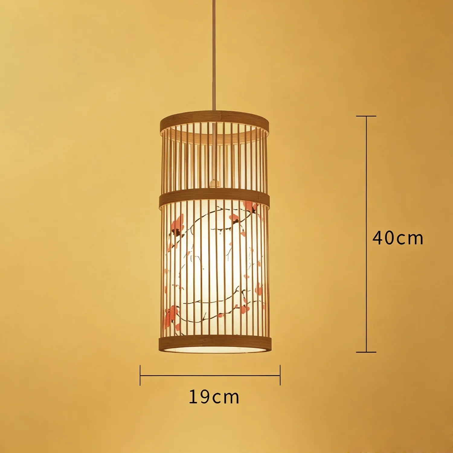 Handwoven Bamboo Pendant Lantern Light for Tea Room Dining Space|15 Options Available