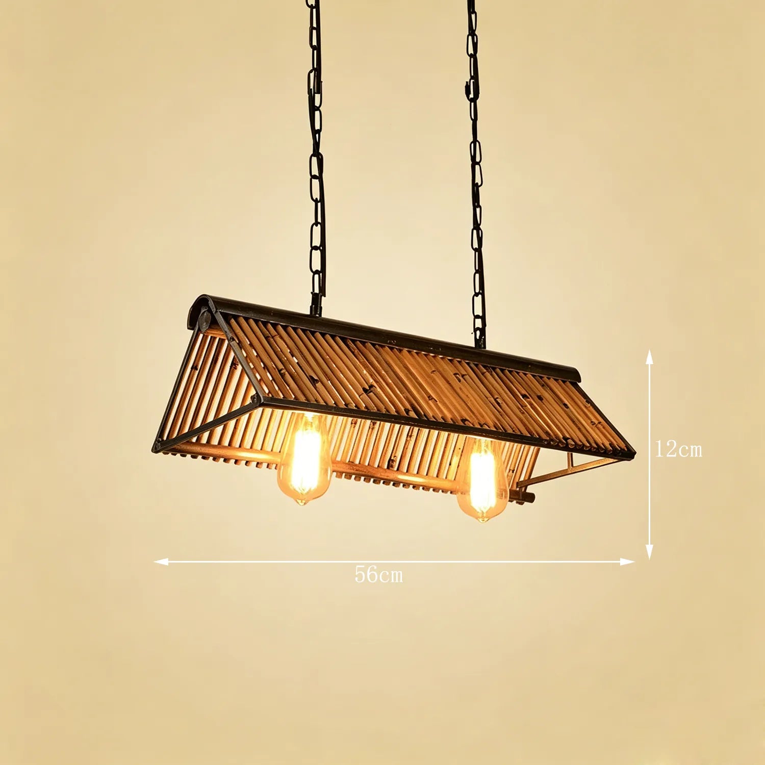 Bamboo Wabi Sabi Wall Pendant Lamp| Zen Ambient Light|16 Options Available