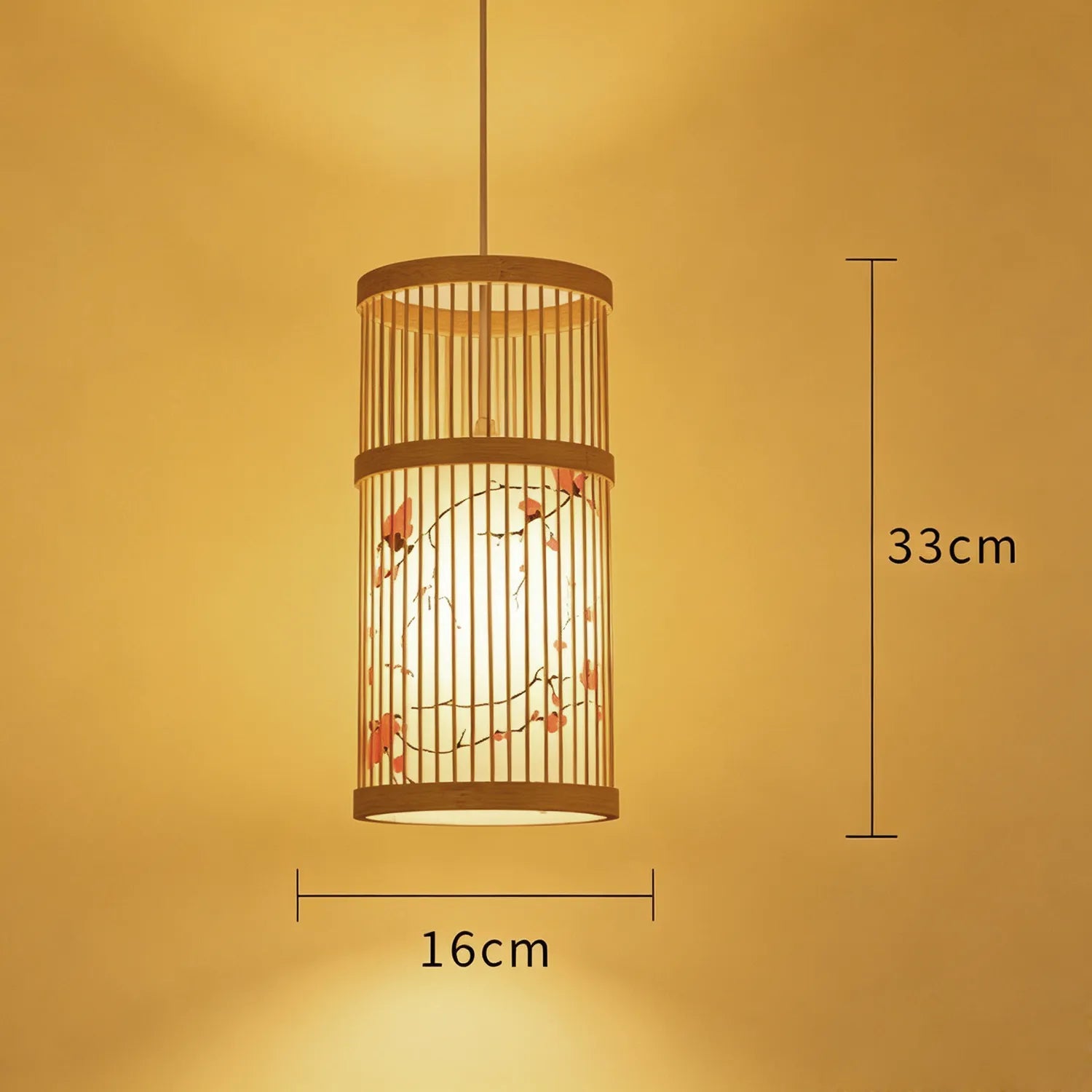 Handwoven Bamboo Pendant Lantern Light for Tea Room Dining Space|15 Options Available