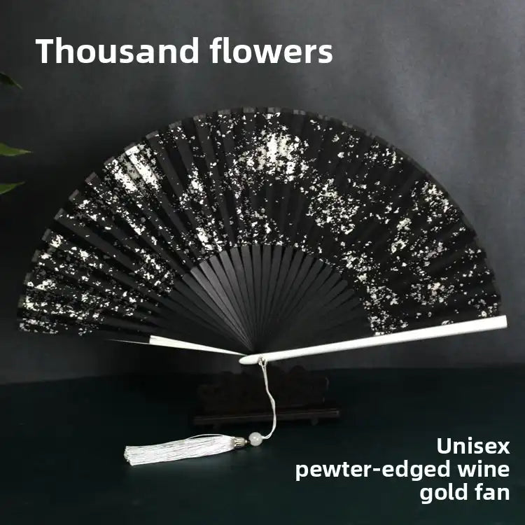 Bamboo Folding Fan – 25 Styles Available