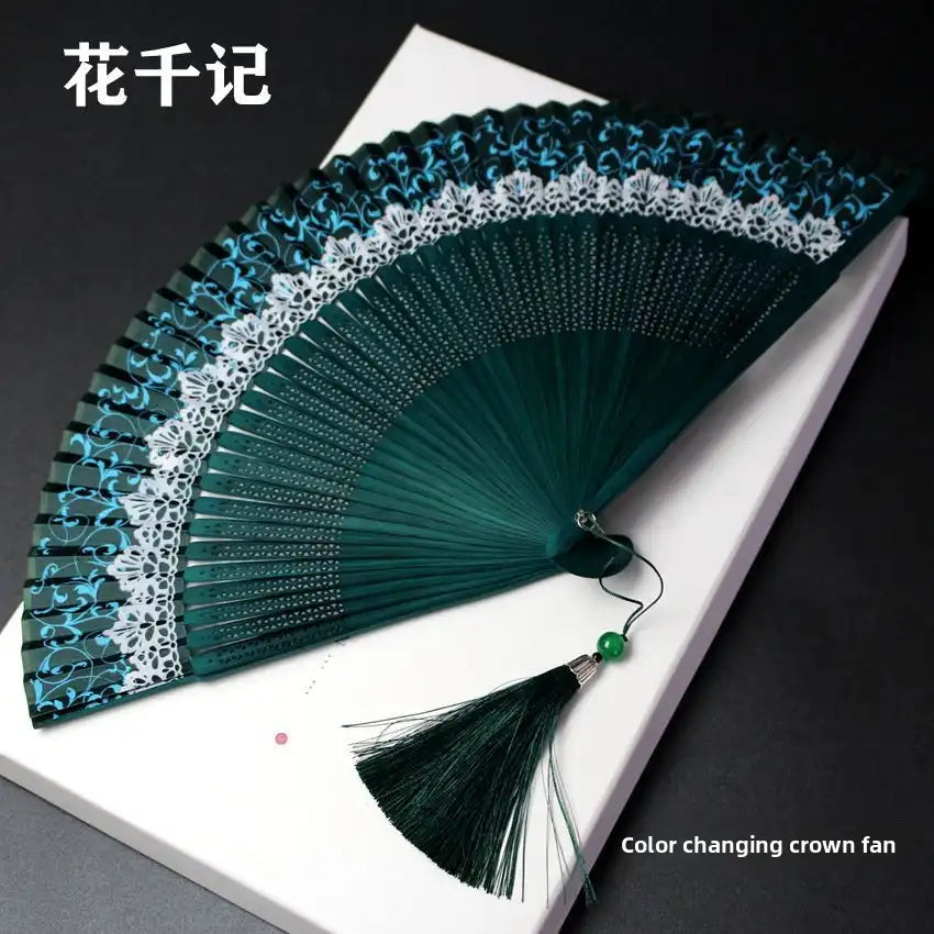 Bamboo Folding Fan – 25 Styles Available