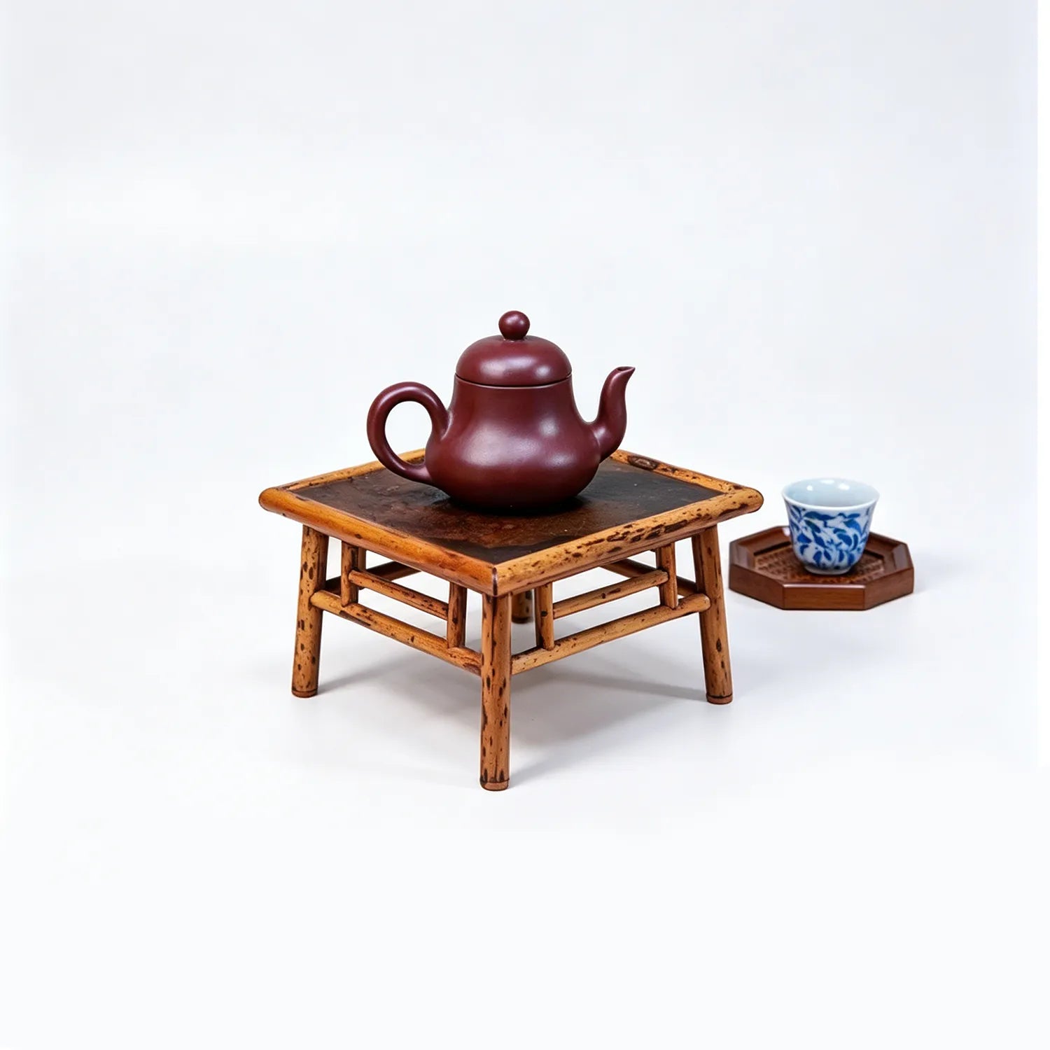 Bamboo Display Stand for Teapot & Orchid Decor|15 Options Available