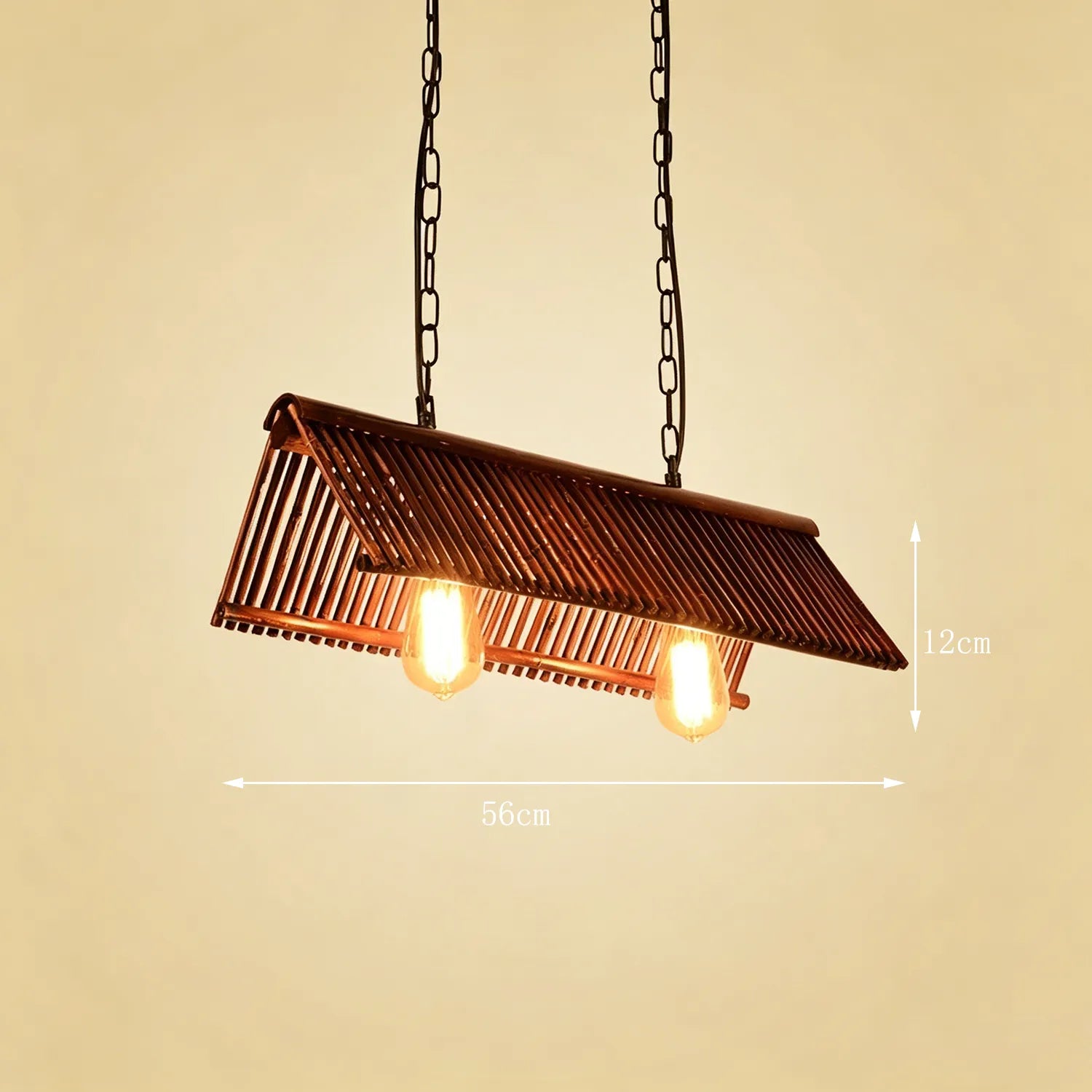 Bamboo Wabi Sabi Wall Pendant Lamp| Zen Ambient Light|16 Options Available