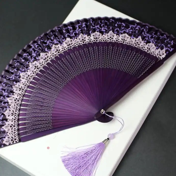 Bamboo Folding Fan – 25 Styles Available