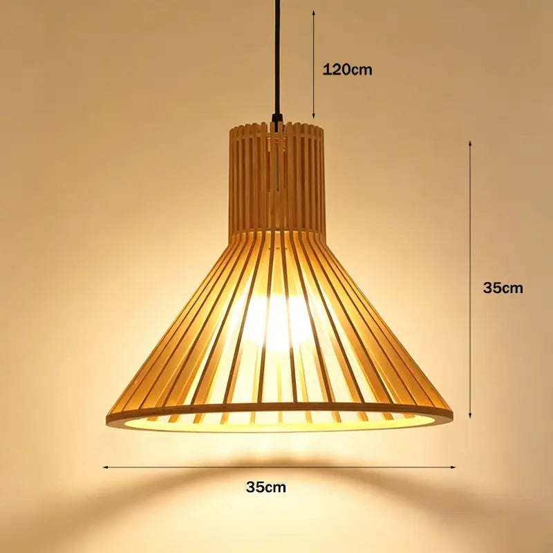 Minimalist Wood Pendant Light|12 Options Available
